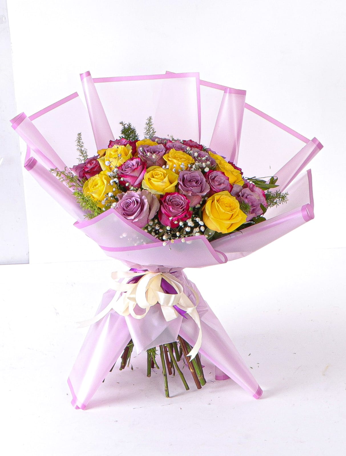Imported Purple & Yellow Bouquet 💐