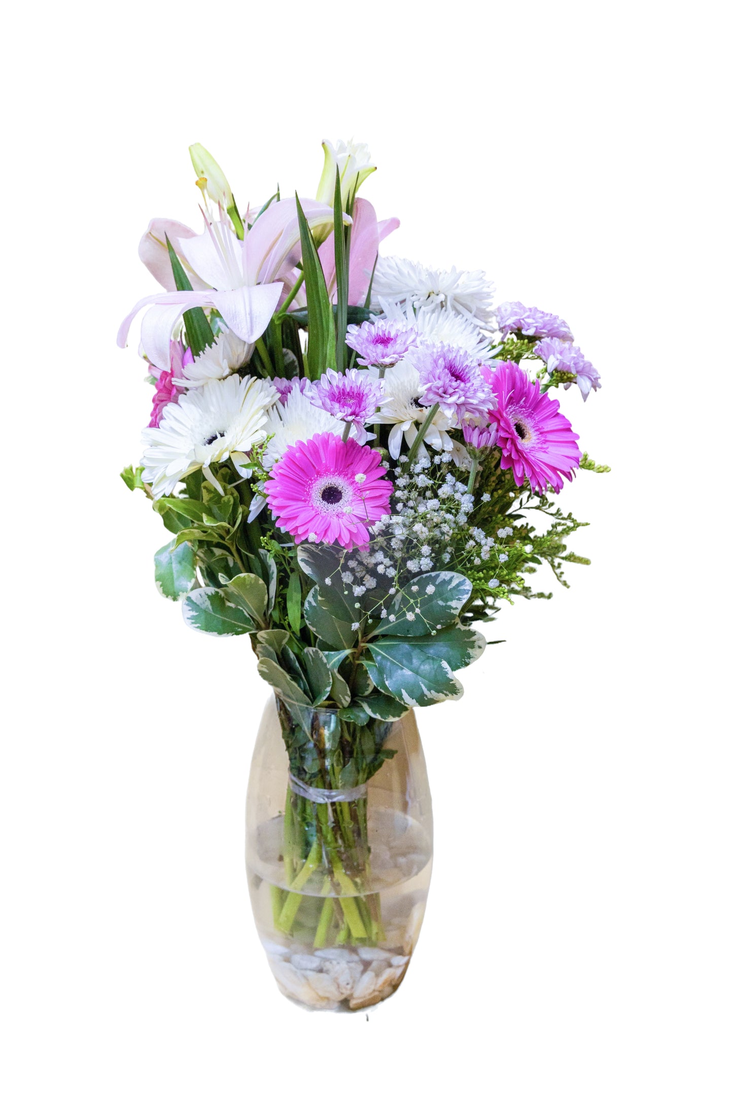 Serenity in Bloom – Vase Flower Arrangement