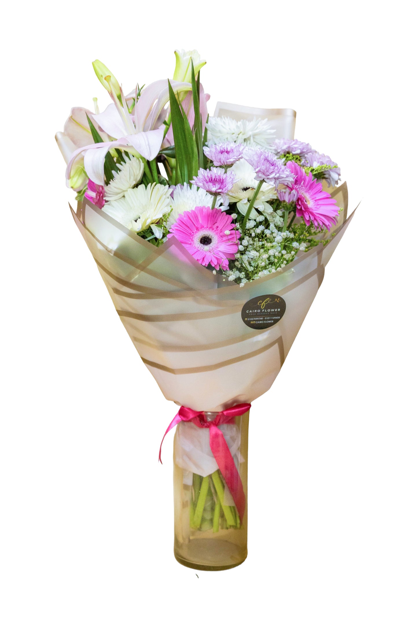 Blushing Petals – Mixed Pastel Flower Bouquet
