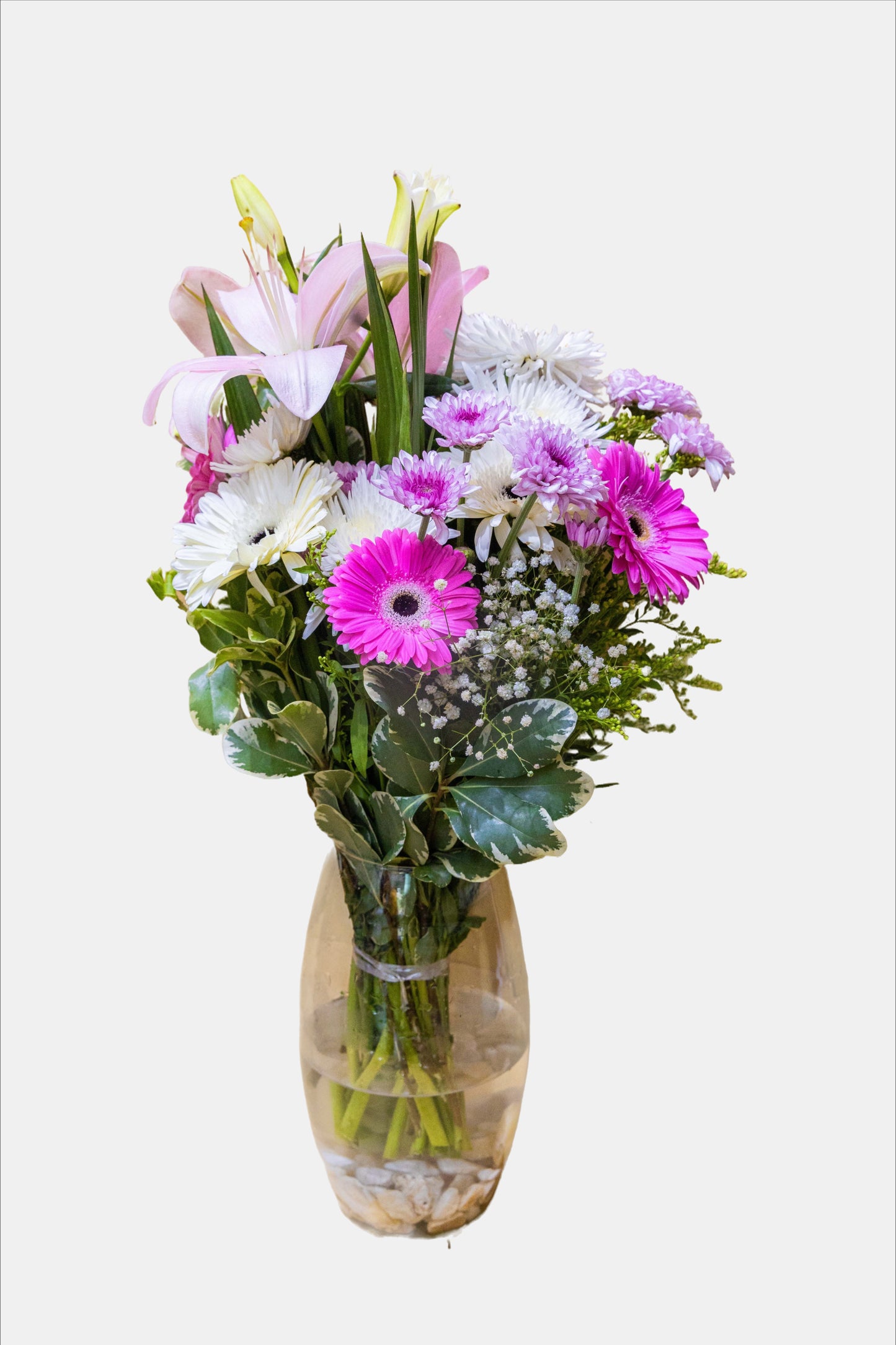 Serenity in Bloom – Vase Flower Arrangement