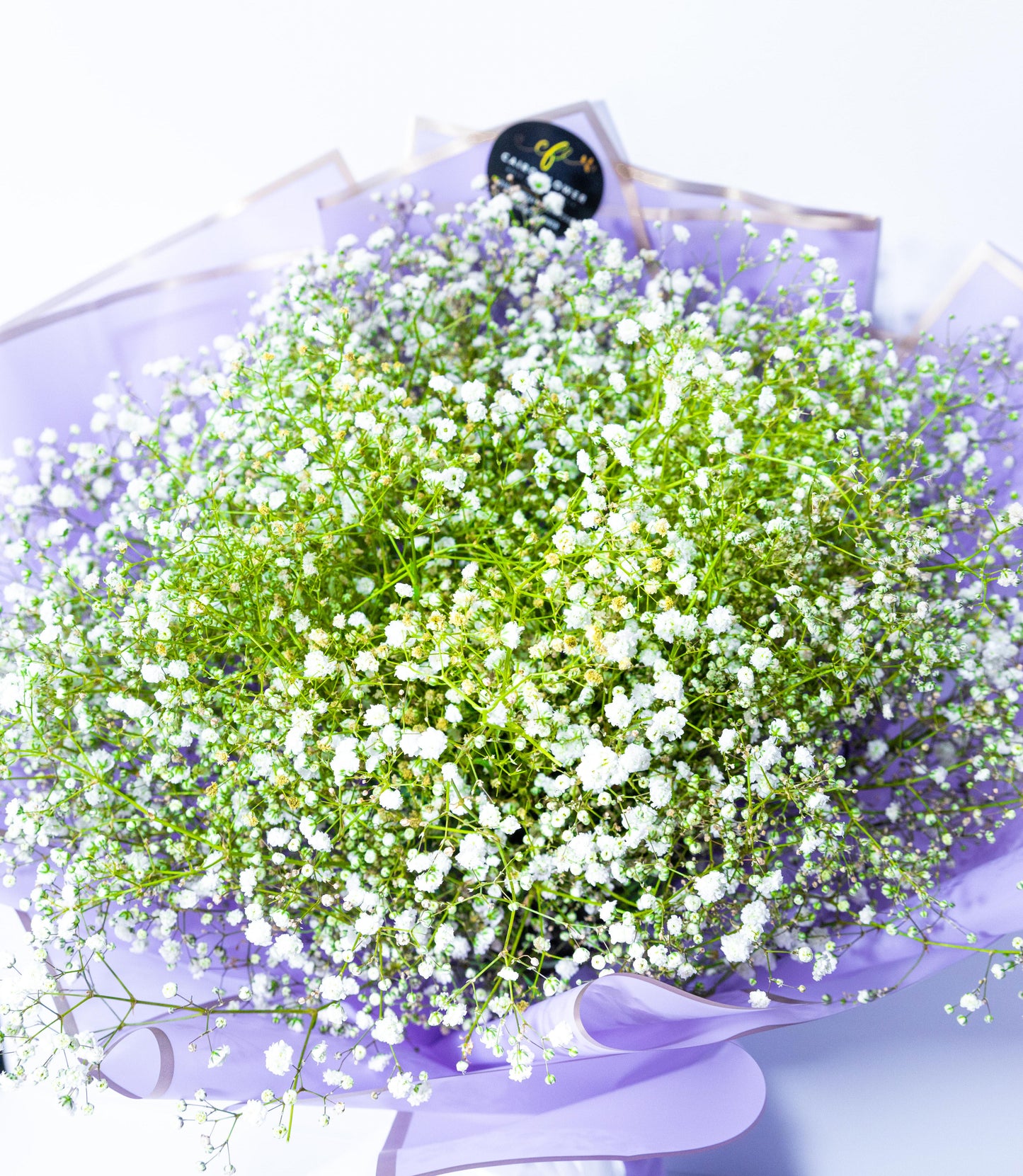 Lavender Whisper Bouquet – Baby’s Breath Elegance