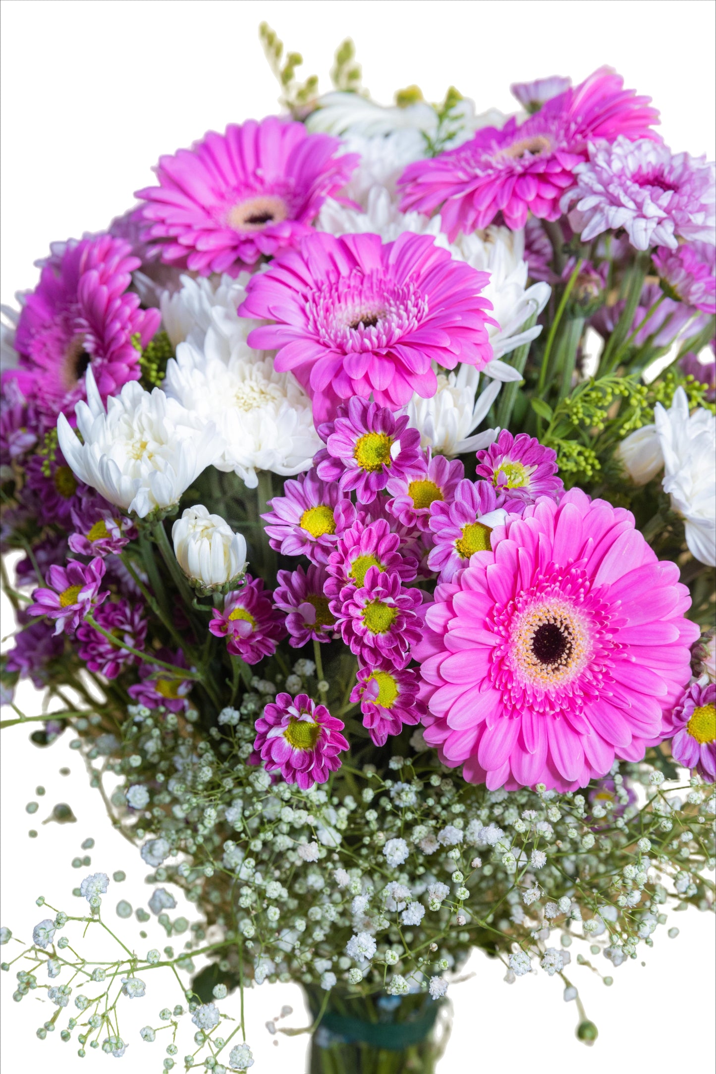 Lavender Breeze – Mixed Flowers in Glass Vase