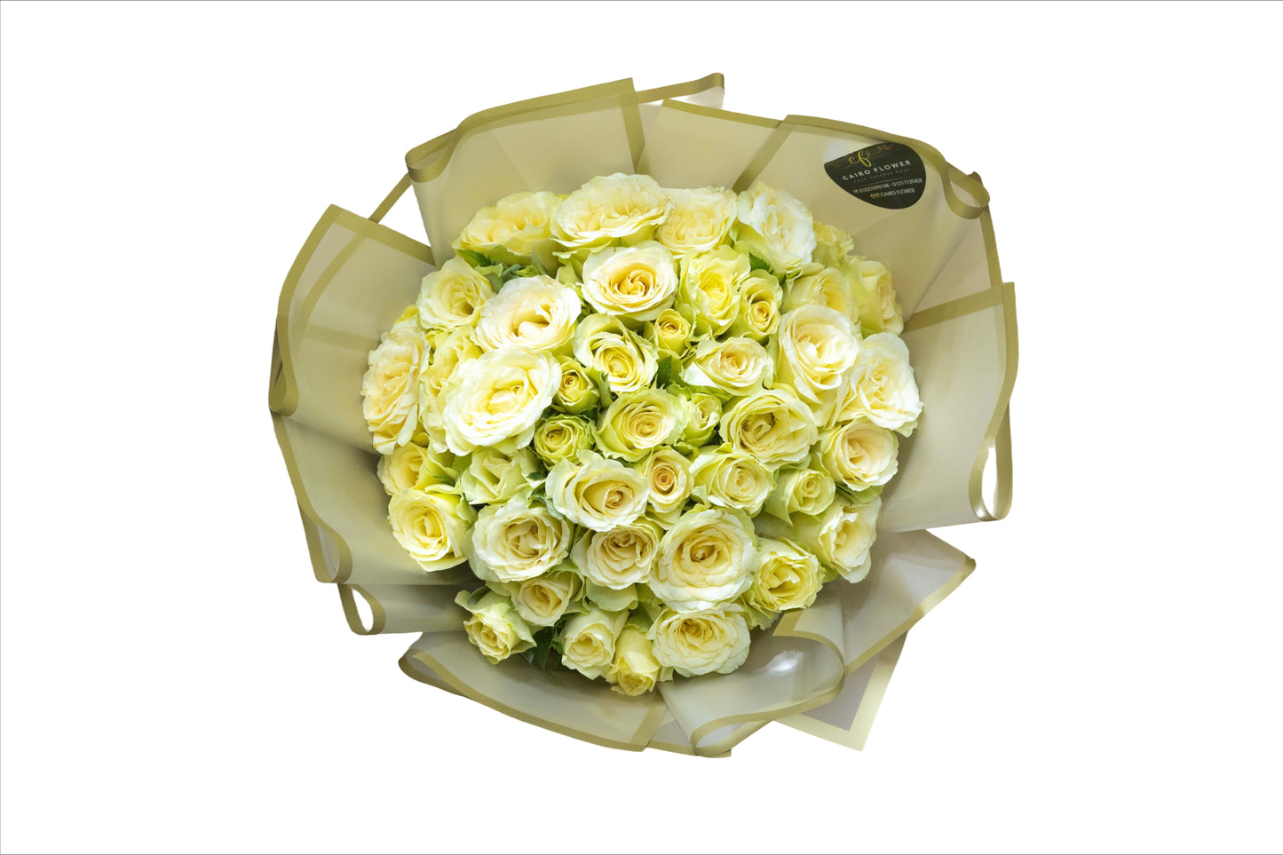 Golden Grace – Soft Yellow Rose Bouquet