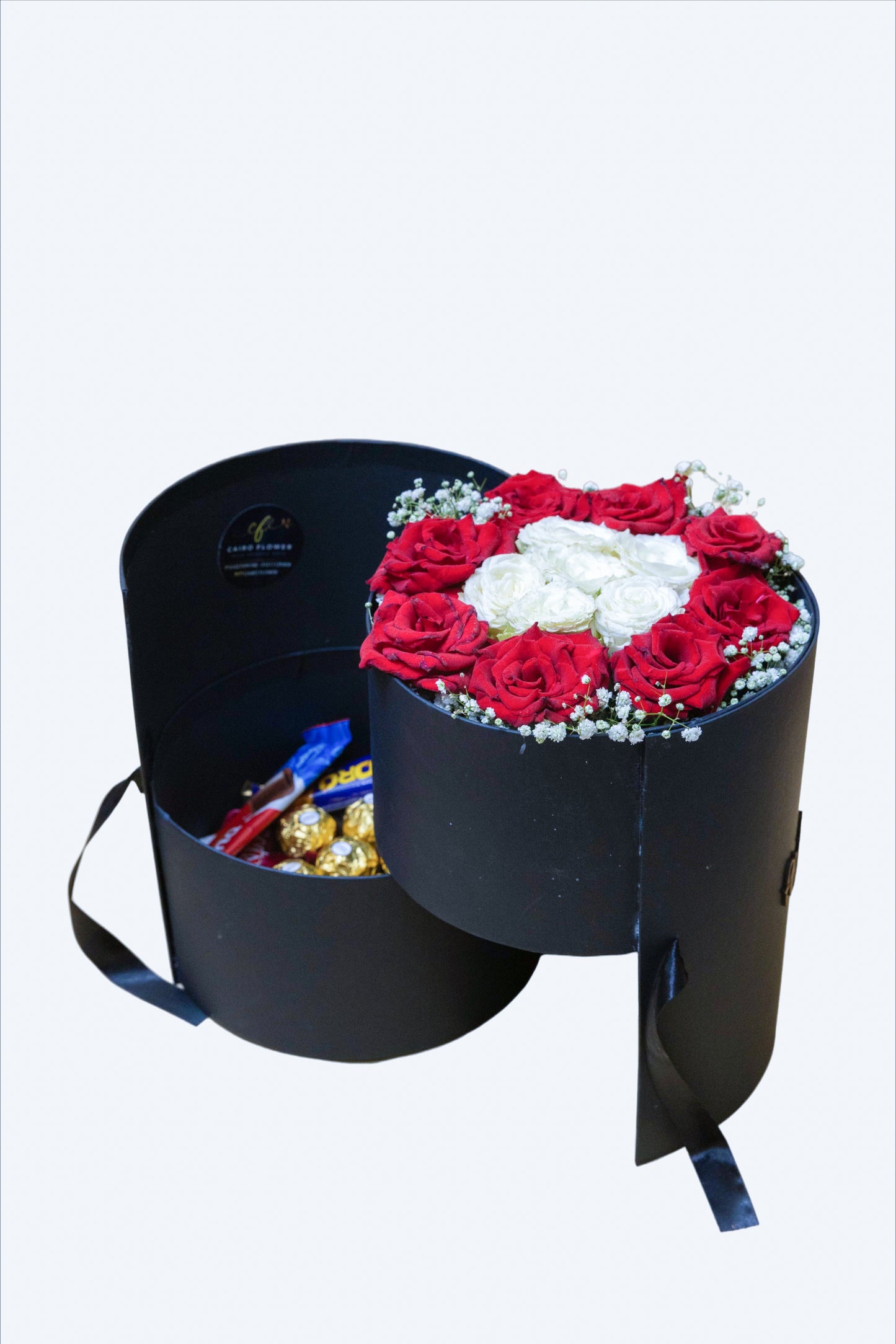 Luxury Love Box – Roses & Chocolates Combo