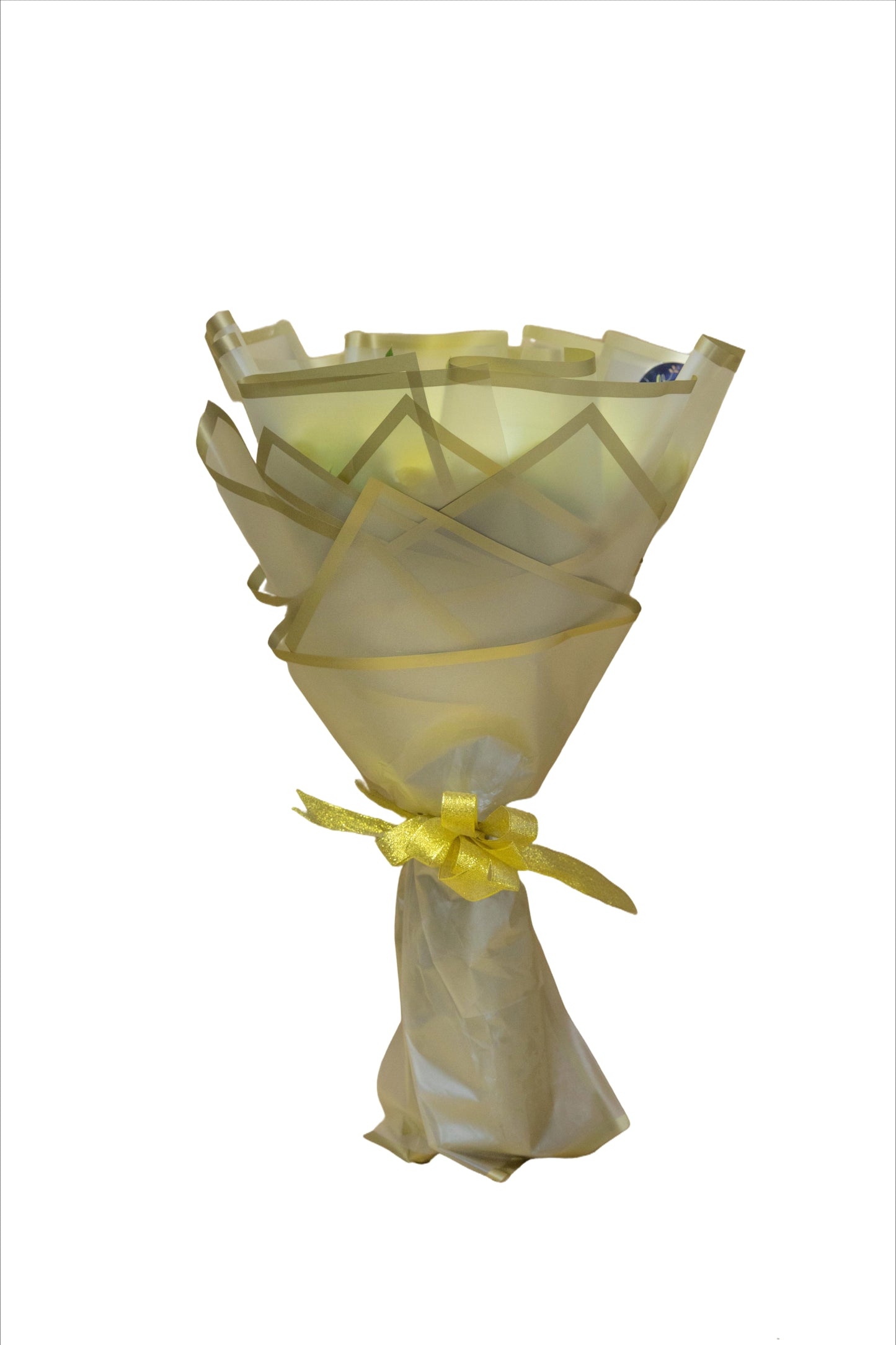 Golden Grace – Soft Yellow Rose Bouquet