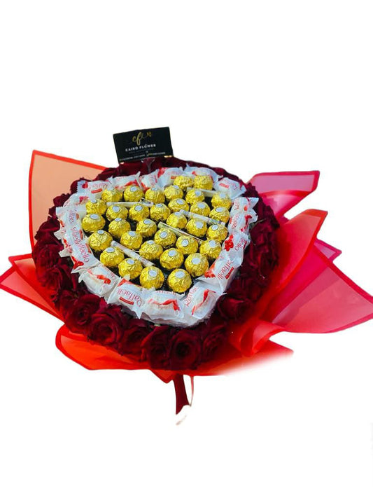 "Unforgettable Heart" – Luxury Love Bouquet
