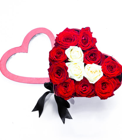 Heartfelt Elegance Gift Box – Roses, Chocolates & Perfume