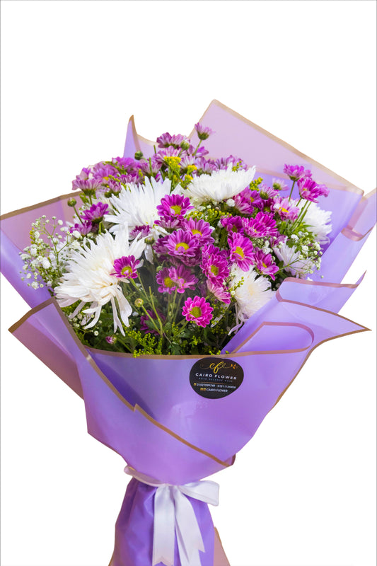 Purple Delight – Fresh Blossom Bouquet