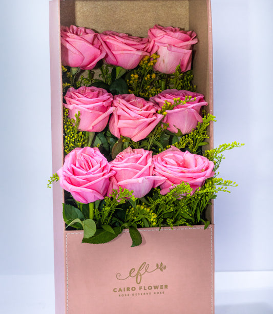 Blush Pink Rose Box – Elegant Charm