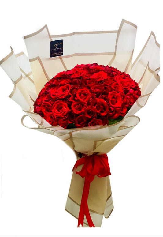 Grand Red Engagement Bouquet